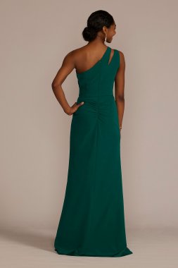Stretch Crepe One-Shoulder Bridesmaid Dress GS290095