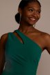 Stretch Crepe One-Shoulder Bridesmaid Dress GS290095