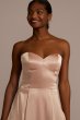 Charmeuse Strapless A-Line Bridesmaid Dress GS290109