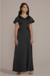 Charmeuse Flutter Sleeve Junior Bridesmaid Dress JB9943