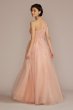 Embroidered 3D Floral One Shoulder Tulle A-Line WBM2869