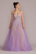 Tulle Ball Gown with Illusion Lace Corset WBM2881