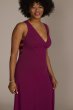 Plus Size Cutout Stretch Crepe Tank Sheath D21NY22174V2W