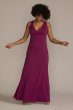 Plus Size Cutout Stretch Crepe Tank Sheath D21NY22174V2W