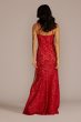 Allover Lace Corset Sheath with Side Slit WBM2897