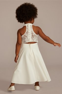 Lace Racerback Flower Girl Dress WG1449