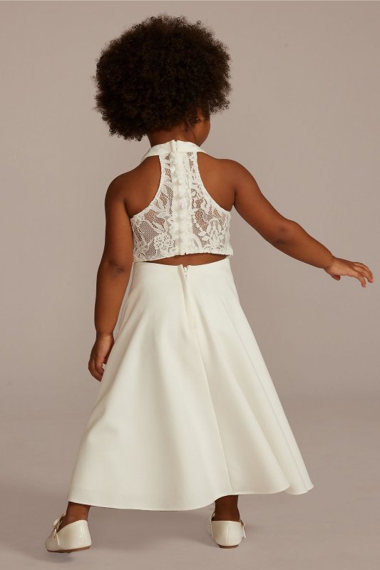 Lace Racerback Flower Girl Dress WG1449