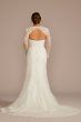 Beaded Lace Wedding Dress with Removable Sleeves CWG962