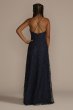 Glitter Illusion Lace A-line Dress with Pockets D24NY22622