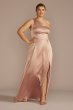 Stretch Charmeuse One-Shoulder Bridesmaid Dress F20683