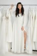 Long Billow Sleeve Chiffon A-Line Wedding Dress SDWG1126