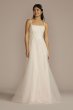 Scoop Back Boned Bodice Lace Wedding Dress WG4090