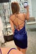 Tight Simple Royal Blue Homecoming Dress E202283175