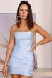 Light Blue Simple Tight Homecoming Dress E202283171