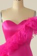 Fuchsia Sweetheart Short Homecoming Dress with Ruffles E202283186