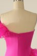 Fuchsia Sweetheart Short Homecoming Dress with Ruffles E202283186