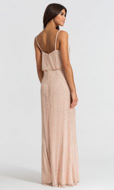 Long Blush Pink Bridesmaid Dress AP-091866700-B