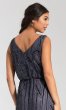 Long Gunmetal Bridesmaid Dress AP-091900120-G