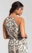Taupe and Pink Long Bridesmaid Dress AP-AP1E201206