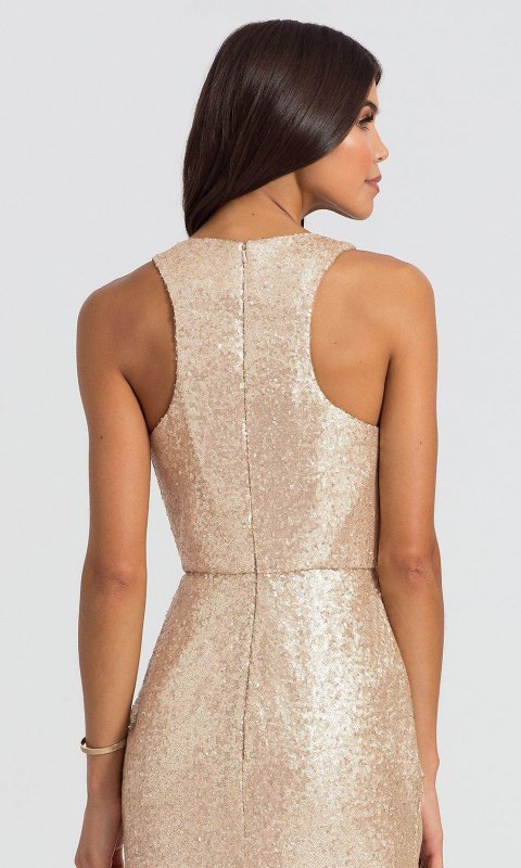 Long Sequin Bridesmaid Dress 1601 BJ-BM-1601