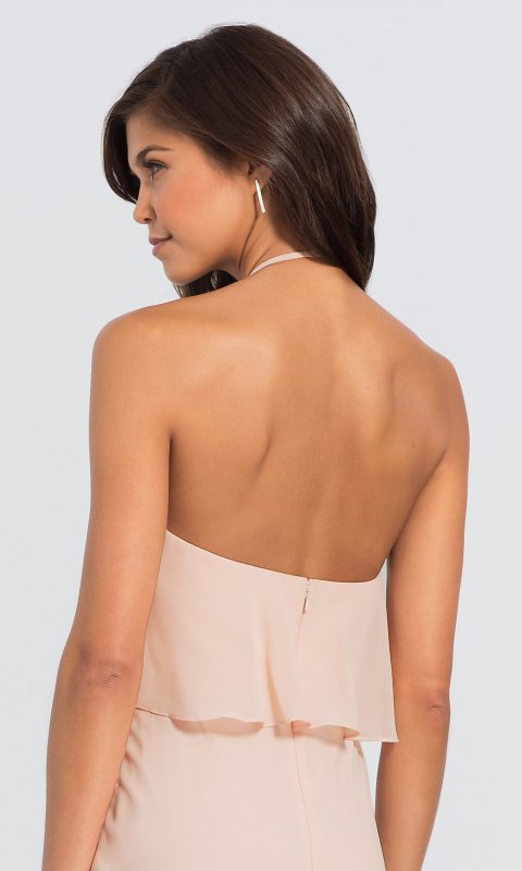 Popover Chiffon Bridesmaid Dress BLF-L-7006