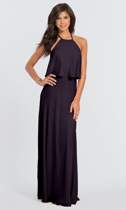 Popover Chiffon Bridesmaid Dress BLF-L-7006