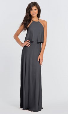 Popover Chiffon Bridesmaid Dress BLF-L-7006