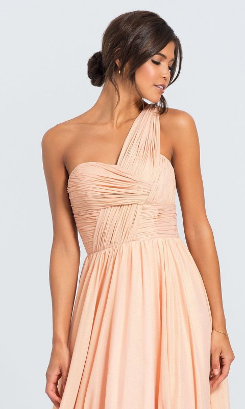 Metallic Blush Bess Bridesmaid Dress IA-Bess