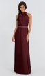 Elena Long Shift Chiffon Formal Bridesmaid Dress JAUG-C-Elena-Long