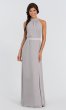 Elena Long Shift Chiffon Formal Bridesmaid Dress JAUG-C-Elena-Long