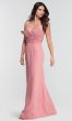 Long Chiffon Halter Bridesmaid Dress KL-200004