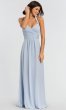 Long Chiffon Halter Bridesmaid Dress KL-200004