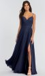 Chiffon Sweetheart Long Bridesmaid Dress KL-200005