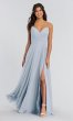 Chiffon Sweetheart Long Bridesmaid Dress KL-200005