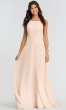 Open-Back Chiffon Long Bridesmaid Dress KL-200010