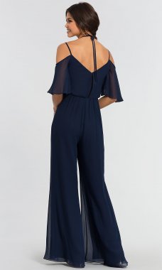 Long Chiffon Bridesmaid Jumpsuit by KL-200014