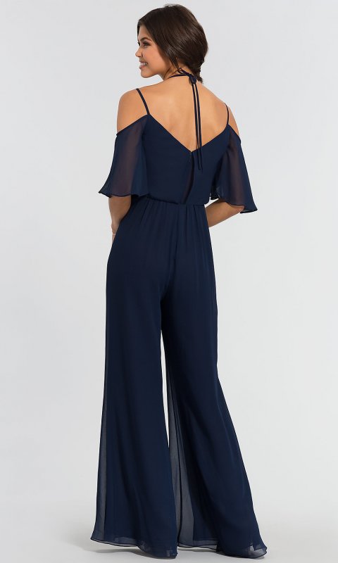 Long Chiffon Bridesmaid Jumpsuit by KL-200014