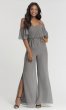 Long Chiffon Bridesmaid Jumpsuit by KL-200014