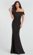 Satin Off-the-Shoulder Bridesmaid Dress KL-200016