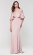 Long Off-the-Shoulder Bridesmaid Dress KL-200017