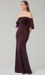 Long Off-the-Shoulder Bridesmaid Dress KL-200017
