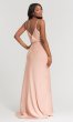 V-Neck Long Bridesmaid Dress with Beading KL-200020