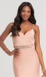 V-Neck Long Bridesmaid Dress with Beading KL-200020