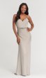 V-Neck Long Bridesmaid Dress with Beading KL-200020