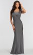 Removable-Bandeau Long Bridesmaid Dress KL-200021
