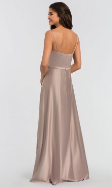 Long V-Neck A-Line Bridesmaid Dress KL-200031