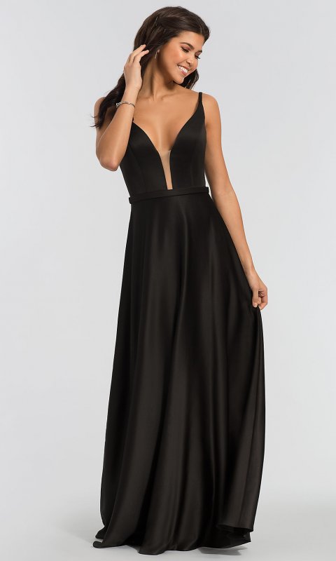 Long V-Neck A-Line Bridesmaid Dress KL-200031
