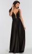 Long V-Neck A-Line Bridesmaid Dress KL-200031