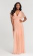 Flutter-Sleeve Long Bridesmaid Dress KL-200037