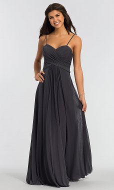 Long Stretch-Chiffon Bridesmaid Dress: KL-200039-v